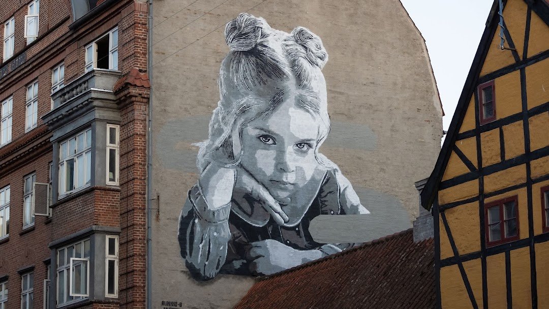 Street art - ALESSIO-B i Aalborg